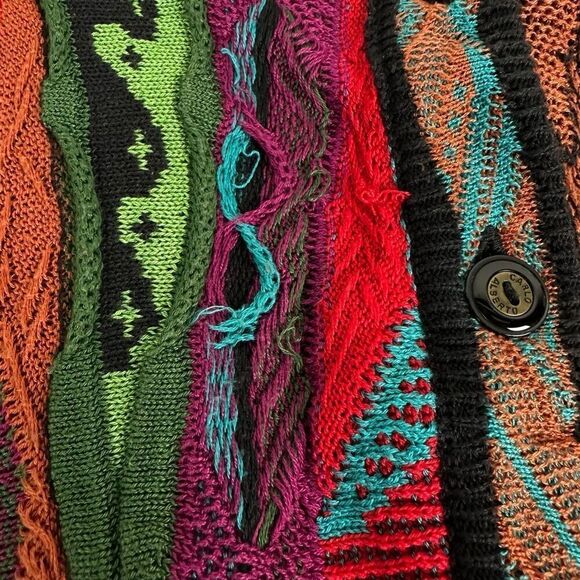 Vintage Carlo Alberto Australia Small Coogie Style Cardigan - Picture 9 of 9